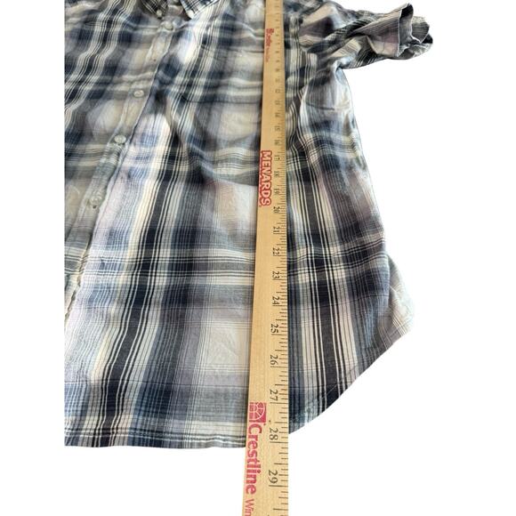 Columbia Button Down Shirt Regular Fit Plaid Mens Size Large Outdoor Lightweight - Picture 5 of 6